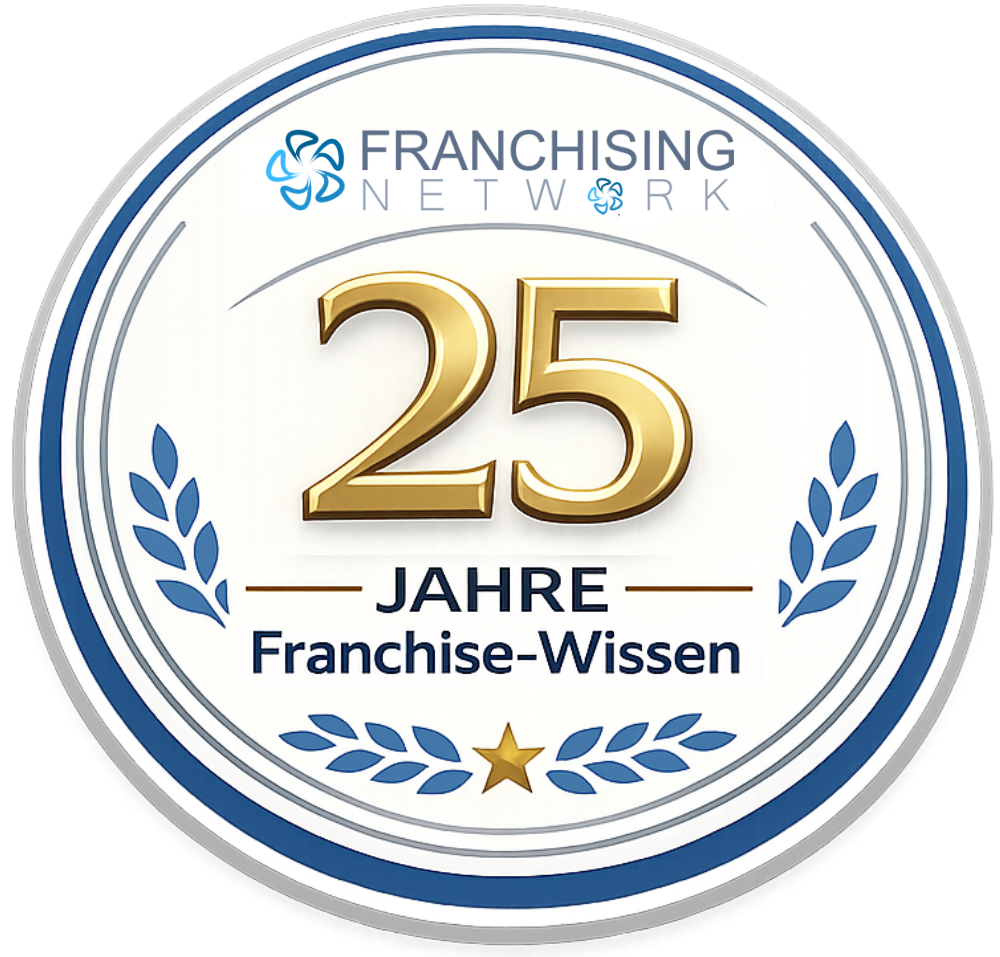 25 Jahre Franchising Network Badge