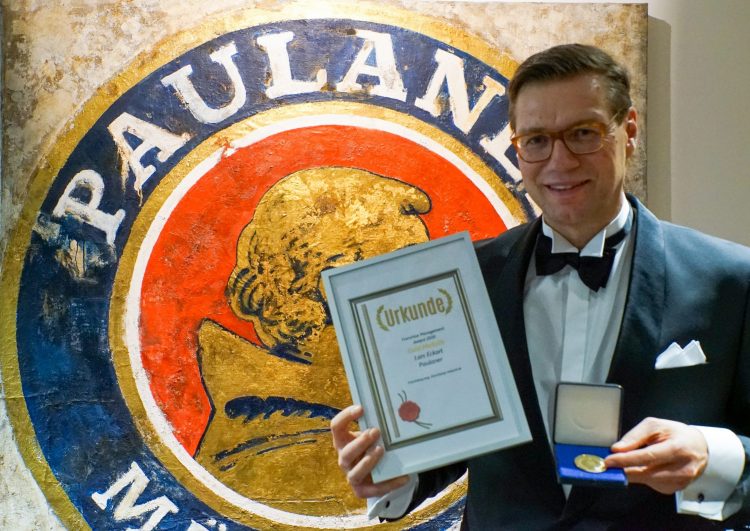 Lars Eckart von Paulaner, Gewinner des F-Management Awards 2020